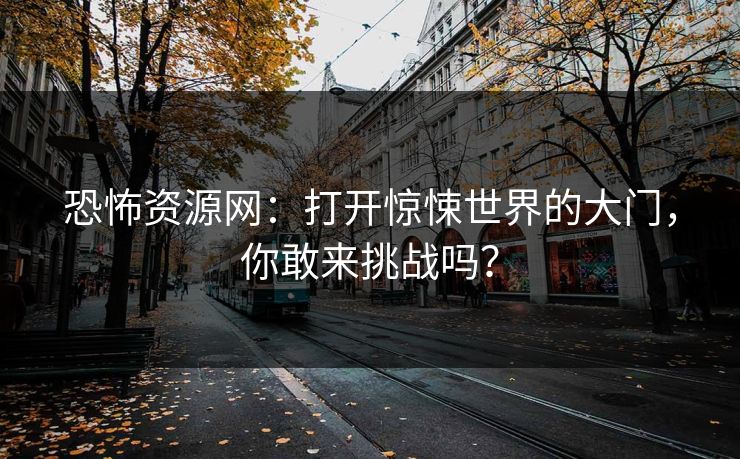 恐怖资源网：打开惊悚世界的大门，你敢来挑战吗？
